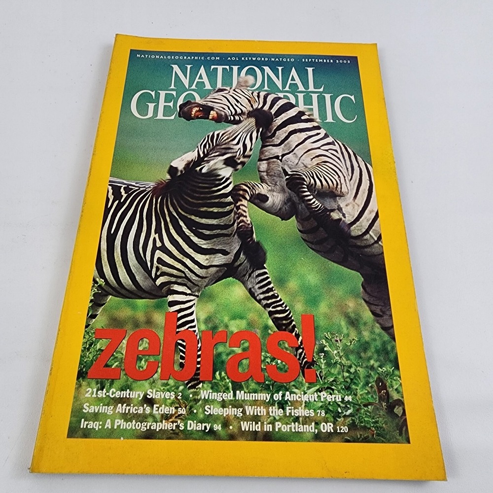 National Geographic Magazine September 2003 No ‎ Insert